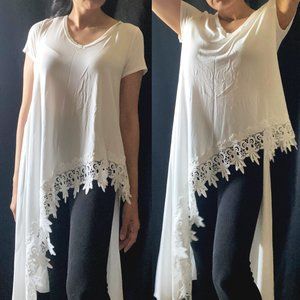 ⭐️ Asymmetrical High-Low Top